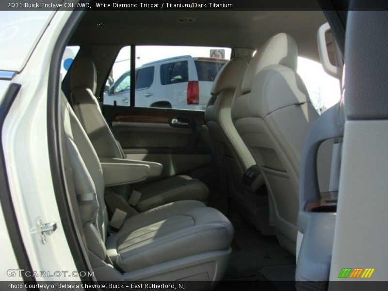 White Diamond Tricoat / Titanium/Dark Titanium 2011 Buick Enclave CXL AWD