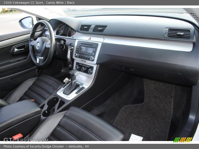 Candy White / Black 2009 Volkswagen CC Sport