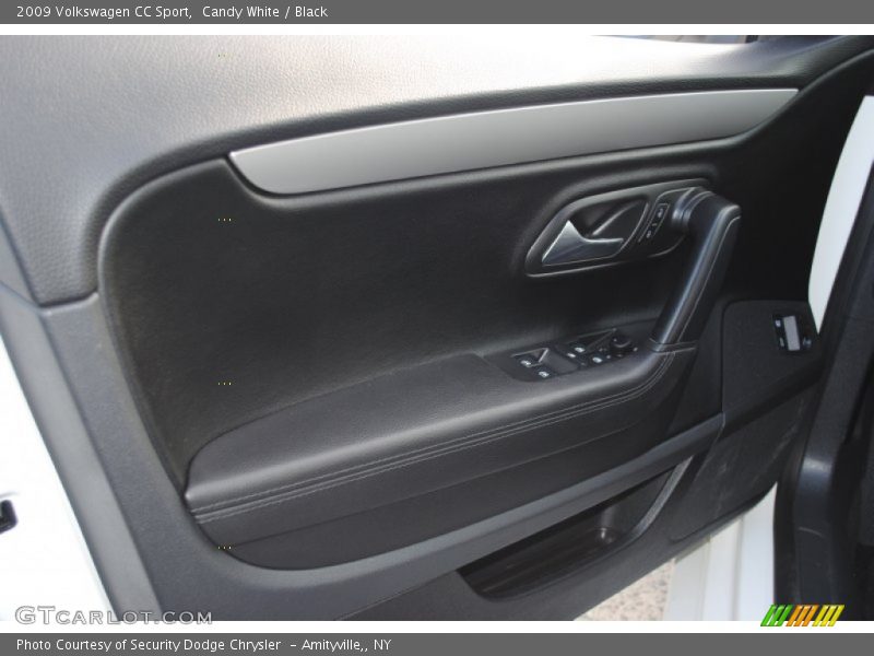 Candy White / Black 2009 Volkswagen CC Sport