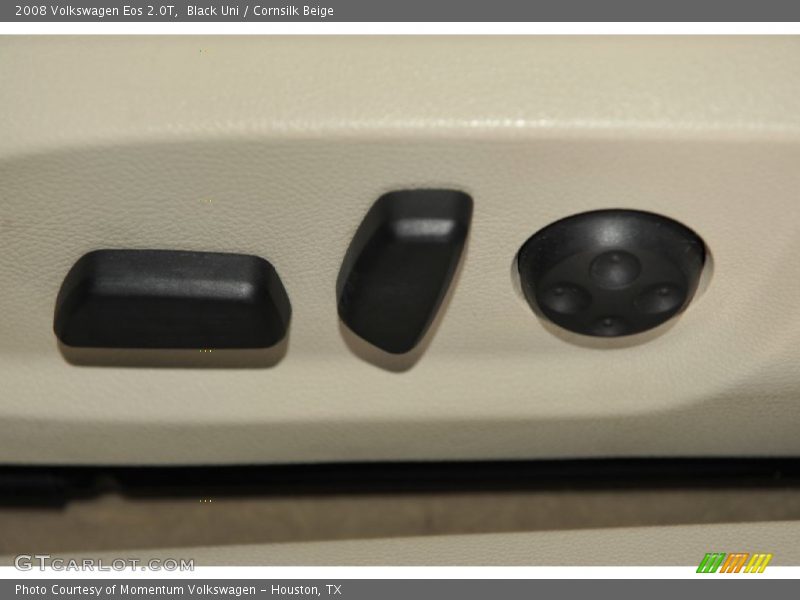 Black Uni / Cornsilk Beige 2008 Volkswagen Eos 2.0T