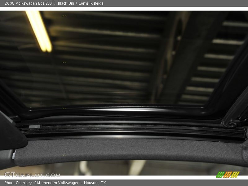 Black Uni / Cornsilk Beige 2008 Volkswagen Eos 2.0T