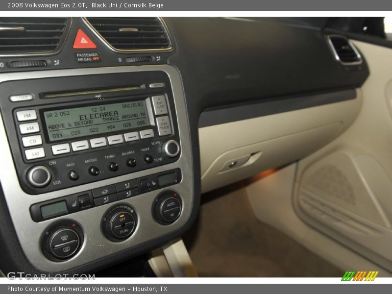 Black Uni / Cornsilk Beige 2008 Volkswagen Eos 2.0T