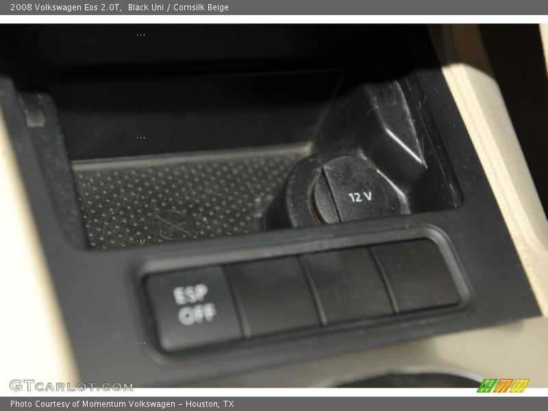 Black Uni / Cornsilk Beige 2008 Volkswagen Eos 2.0T