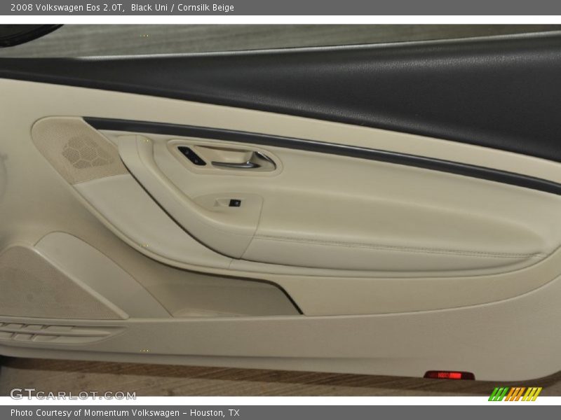 Black Uni / Cornsilk Beige 2008 Volkswagen Eos 2.0T