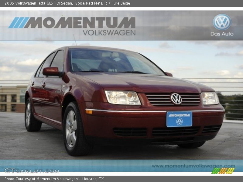 Spice Red Metallic / Pure Beige 2005 Volkswagen Jetta GLS TDI Sedan
