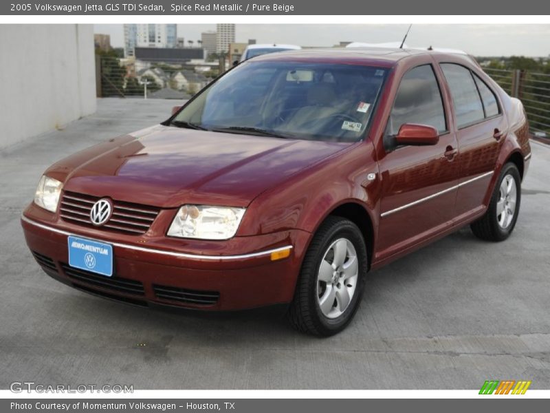 Spice Red Metallic / Pure Beige 2005 Volkswagen Jetta GLS TDI Sedan