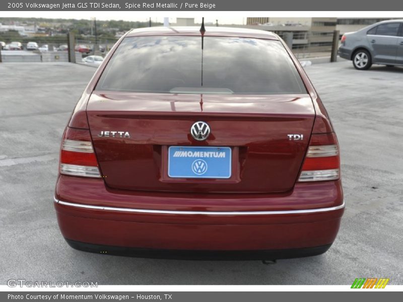 Spice Red Metallic / Pure Beige 2005 Volkswagen Jetta GLS TDI Sedan