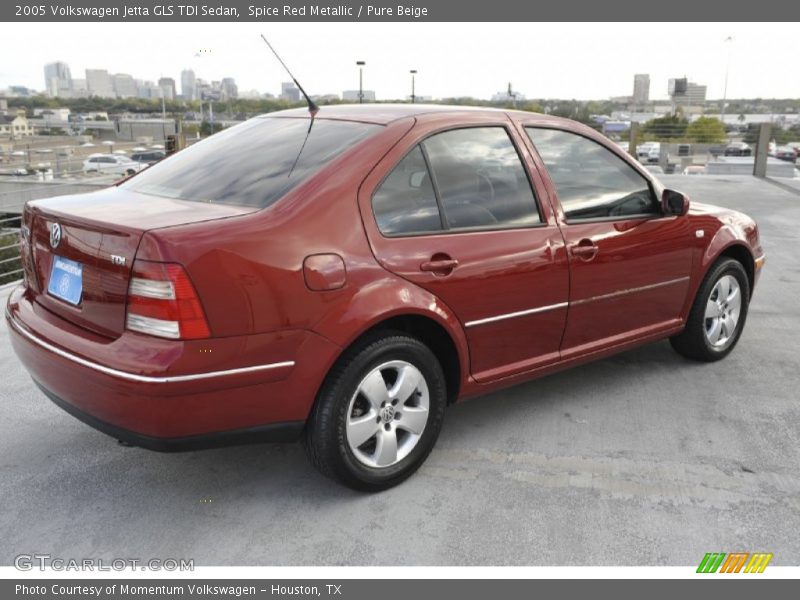 Spice Red Metallic / Pure Beige 2005 Volkswagen Jetta GLS TDI Sedan