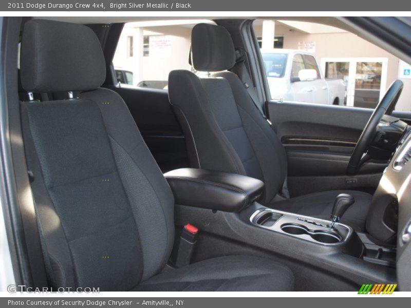 Bright Silver Metallic / Black 2011 Dodge Durango Crew 4x4