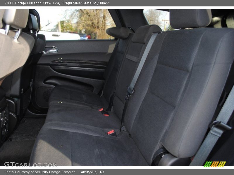 Bright Silver Metallic / Black 2011 Dodge Durango Crew 4x4