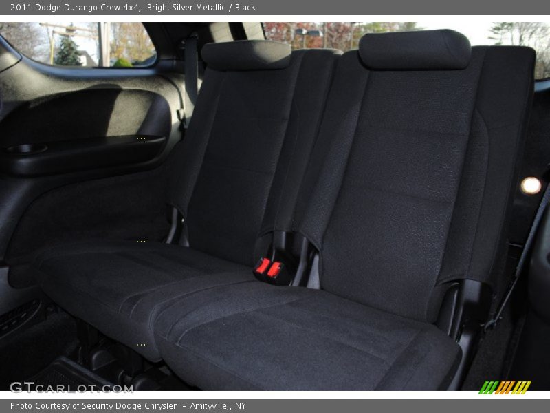Bright Silver Metallic / Black 2011 Dodge Durango Crew 4x4