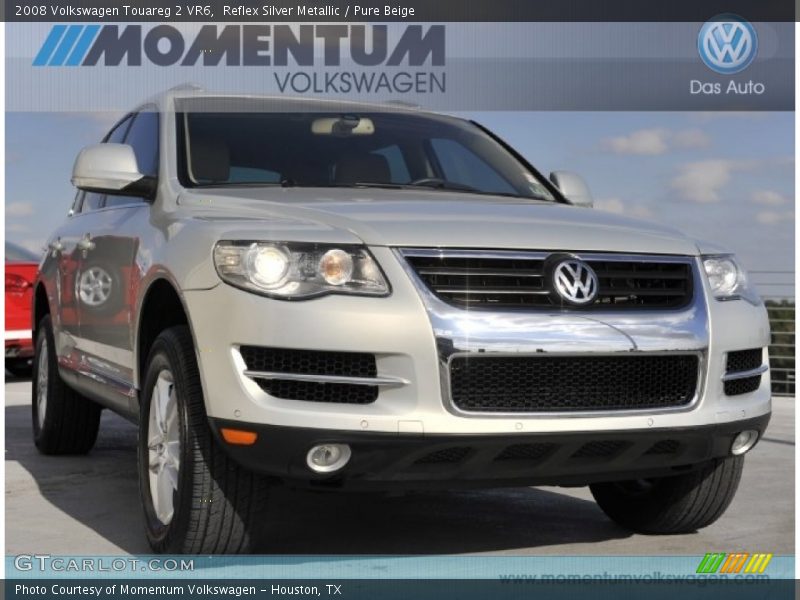 Reflex Silver Metallic / Pure Beige 2008 Volkswagen Touareg 2 VR6