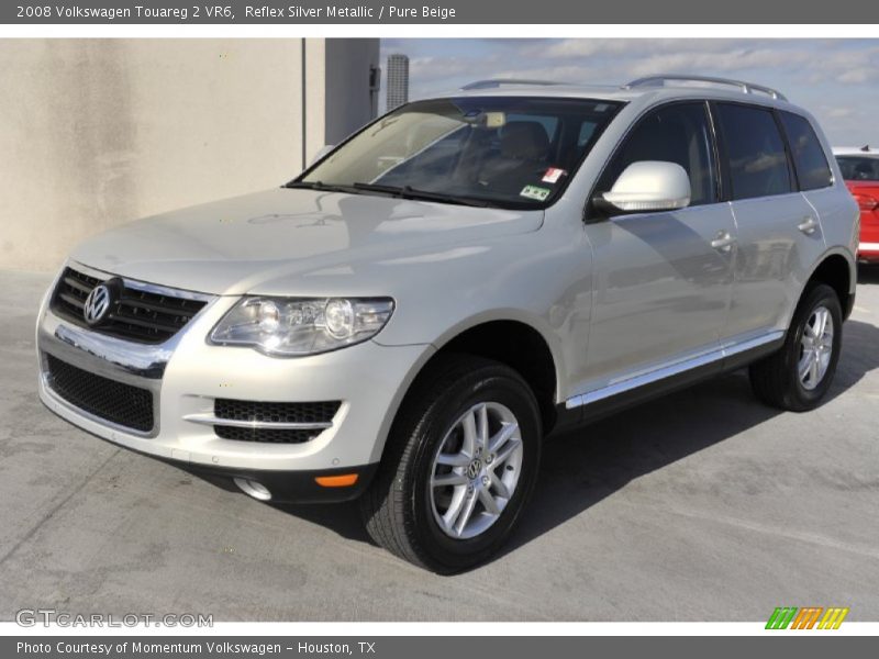 Reflex Silver Metallic / Pure Beige 2008 Volkswagen Touareg 2 VR6
