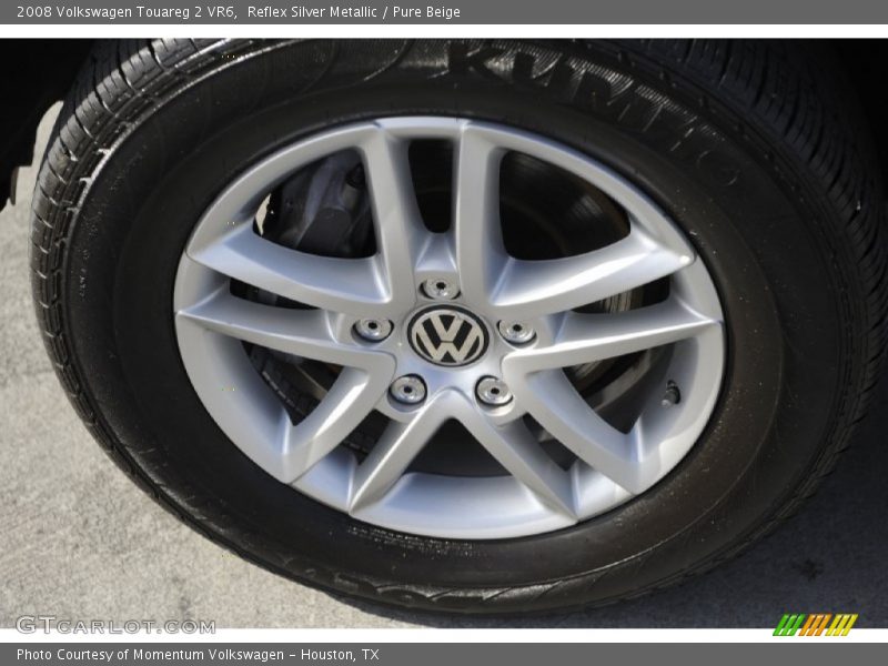 Reflex Silver Metallic / Pure Beige 2008 Volkswagen Touareg 2 VR6
