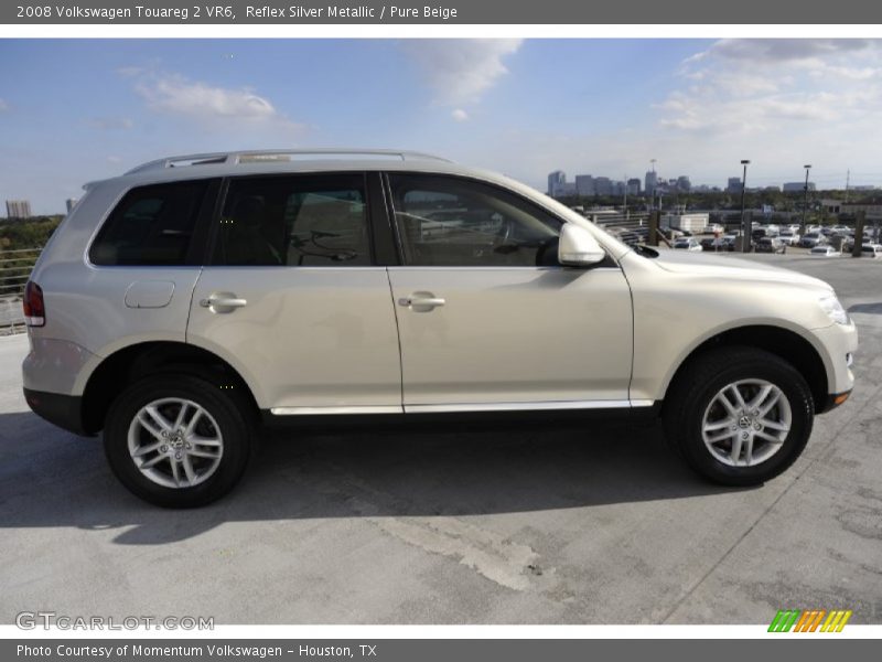 Reflex Silver Metallic / Pure Beige 2008 Volkswagen Touareg 2 VR6
