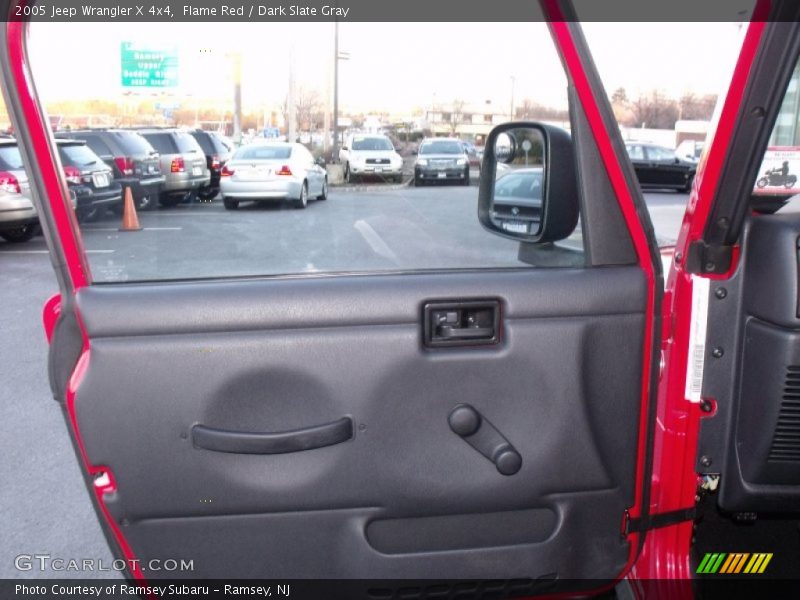 Flame Red / Dark Slate Gray 2005 Jeep Wrangler X 4x4
