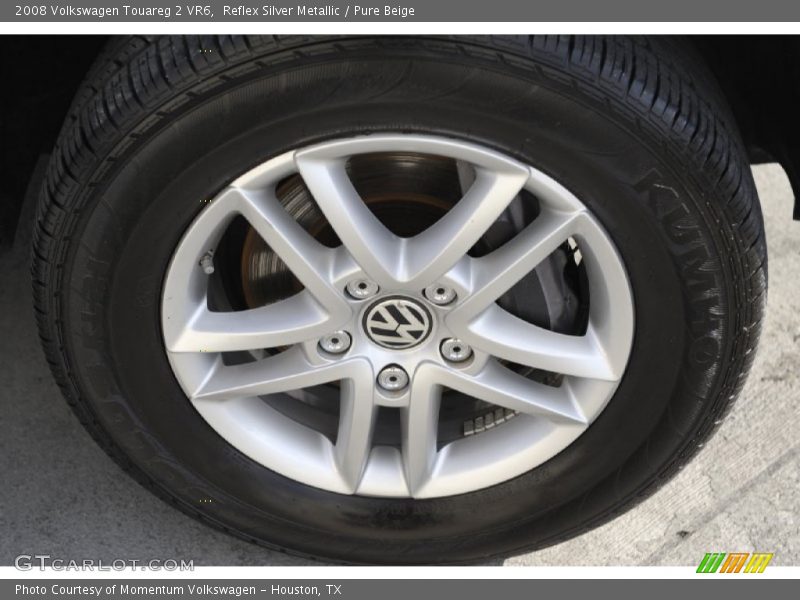 Reflex Silver Metallic / Pure Beige 2008 Volkswagen Touareg 2 VR6