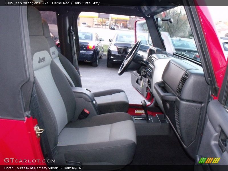 Flame Red / Dark Slate Gray 2005 Jeep Wrangler X 4x4