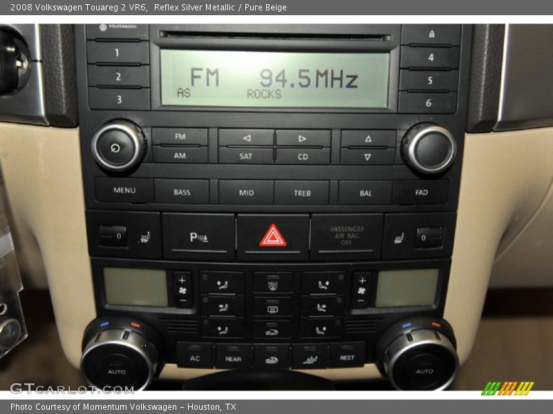 Reflex Silver Metallic / Pure Beige 2008 Volkswagen Touareg 2 VR6