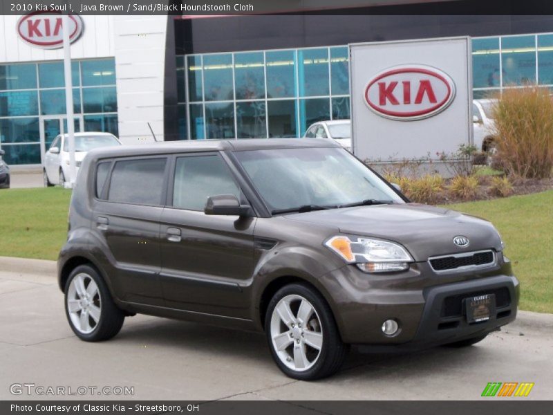 Java Brown / Sand/Black Houndstooth Cloth 2010 Kia Soul !