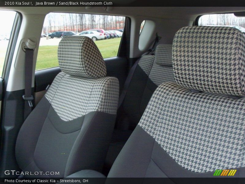 Java Brown / Sand/Black Houndstooth Cloth 2010 Kia Soul !