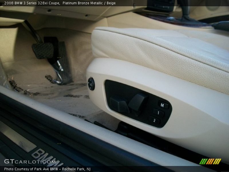 Platinum Bronze Metallic / Beige 2008 BMW 3 Series 328xi Coupe
