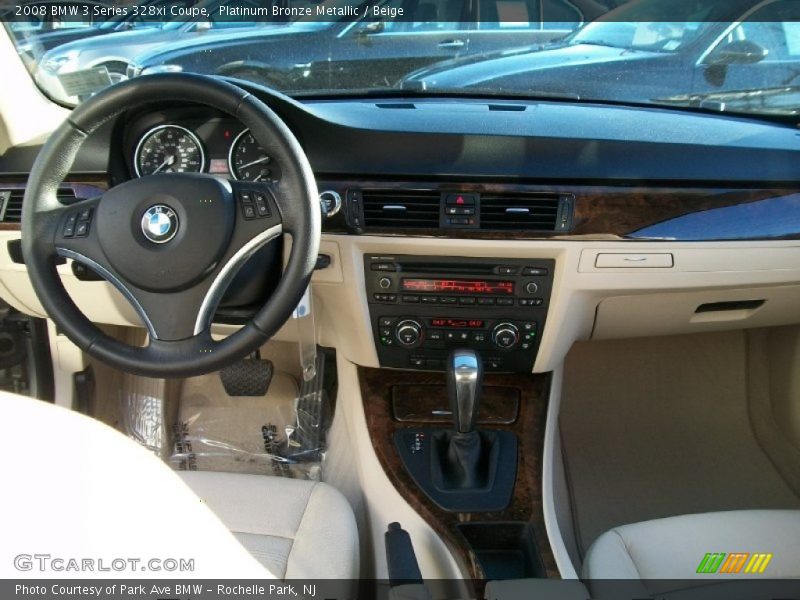 Platinum Bronze Metallic / Beige 2008 BMW 3 Series 328xi Coupe