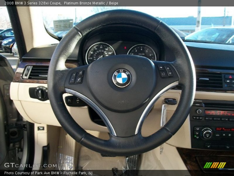 Platinum Bronze Metallic / Beige 2008 BMW 3 Series 328xi Coupe