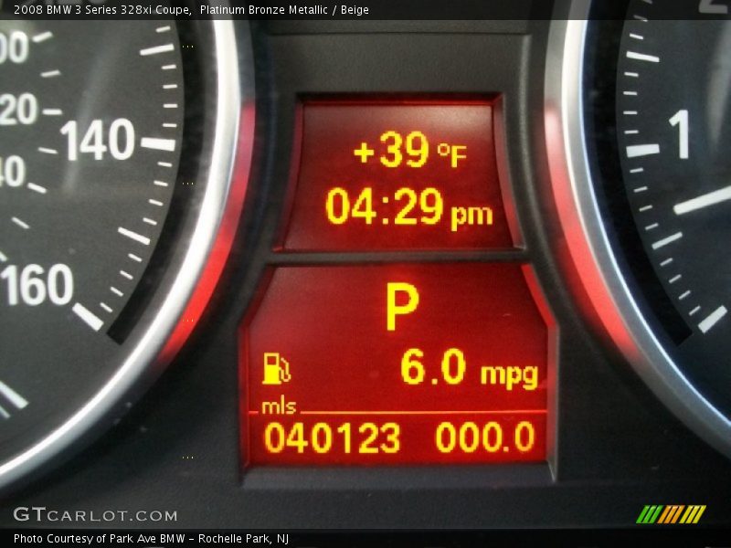 Platinum Bronze Metallic / Beige 2008 BMW 3 Series 328xi Coupe