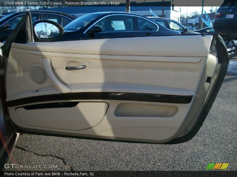 Platinum Bronze Metallic / Beige 2008 BMW 3 Series 328xi Coupe