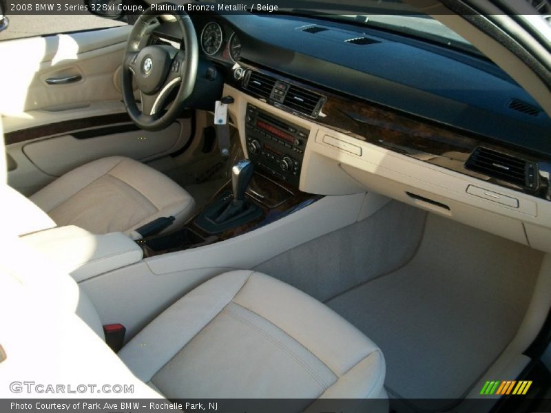 Platinum Bronze Metallic / Beige 2008 BMW 3 Series 328xi Coupe