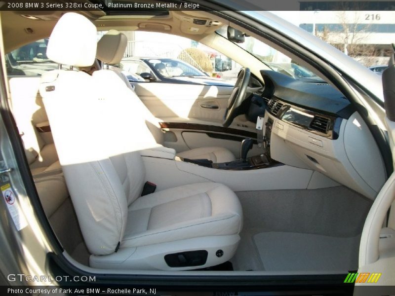 Platinum Bronze Metallic / Beige 2008 BMW 3 Series 328xi Coupe