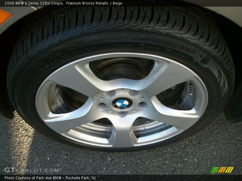 Platinum Bronze Metallic / Beige 2008 BMW 3 Series 328xi Coupe