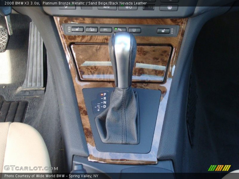 Platinum Bronze Metallic / Sand Beige/Black Nevada Leather 2008 BMW X3 3.0si