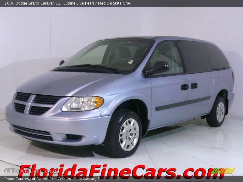 Butane Blue Pearl / Medium Slate Gray 2006 Dodge Grand Caravan SE