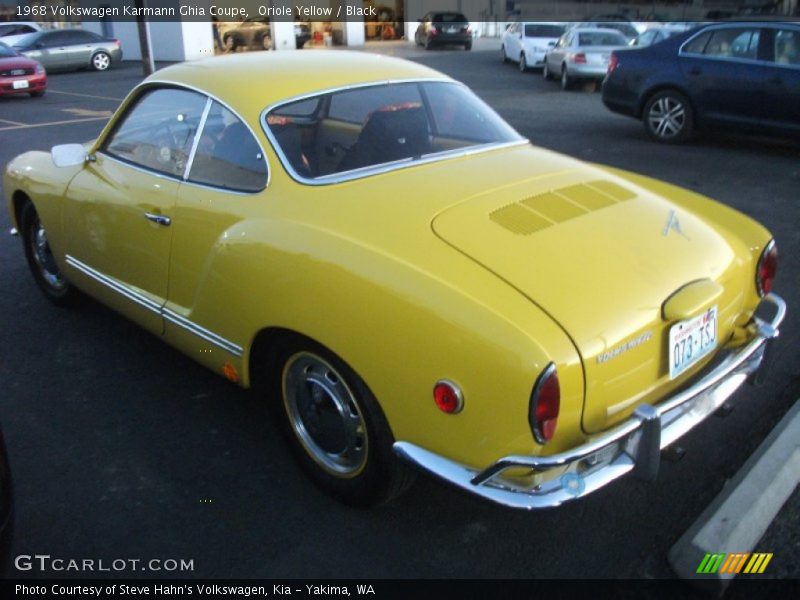 Oriole Yellow / Black 1968 Volkswagen Karmann Ghia Coupe