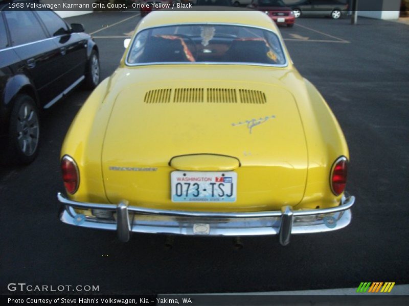 Oriole Yellow / Black 1968 Volkswagen Karmann Ghia Coupe