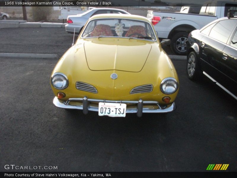 Oriole Yellow / Black 1968 Volkswagen Karmann Ghia Coupe