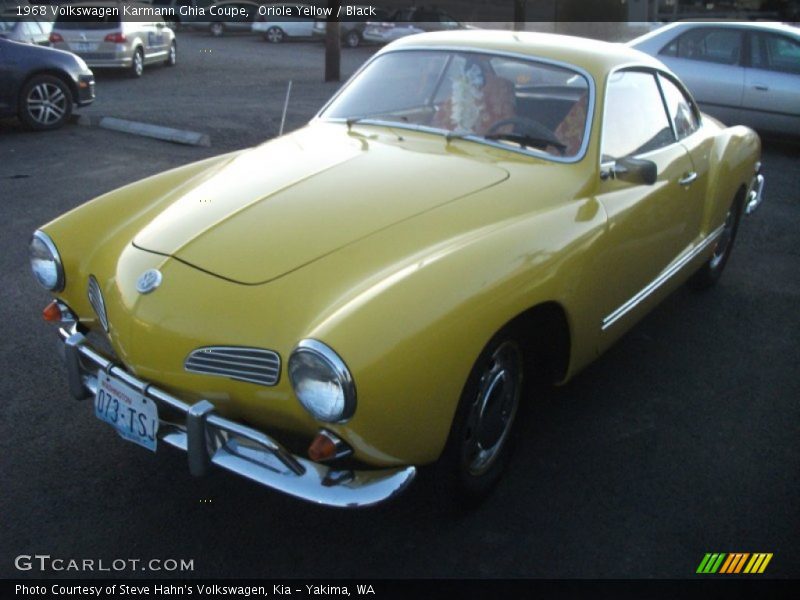Oriole Yellow / Black 1968 Volkswagen Karmann Ghia Coupe