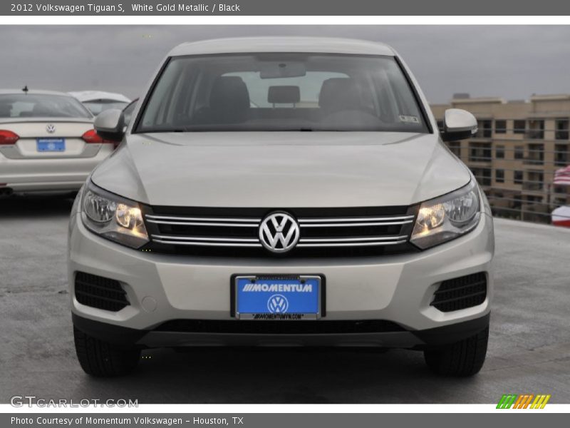 White Gold Metallic / Black 2012 Volkswagen Tiguan S