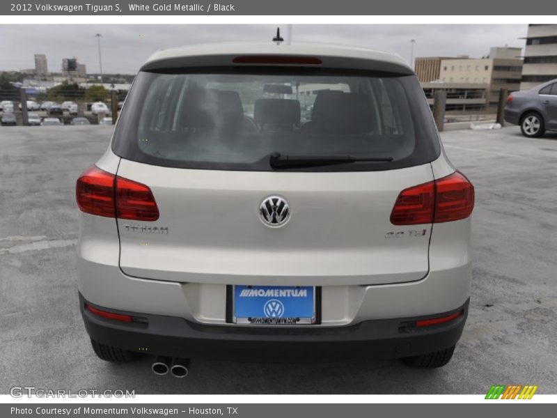 White Gold Metallic / Black 2012 Volkswagen Tiguan S