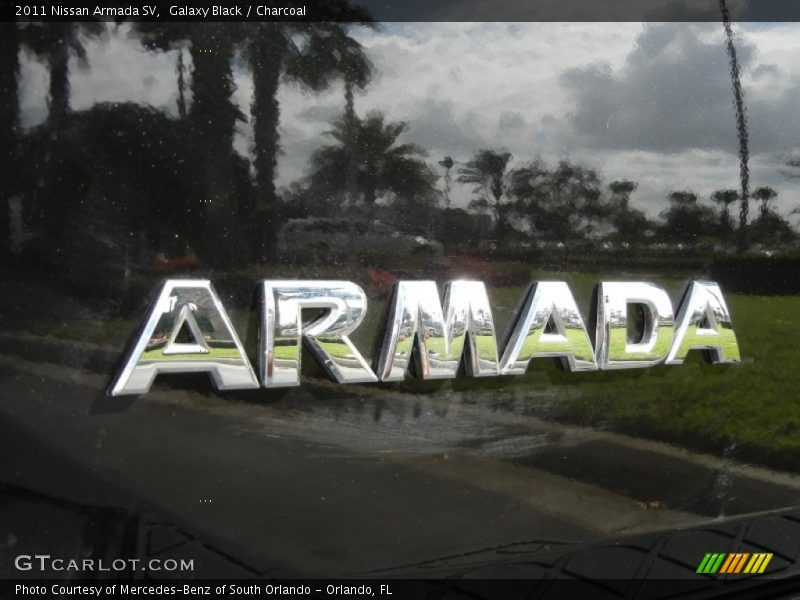 Galaxy Black / Charcoal 2011 Nissan Armada SV