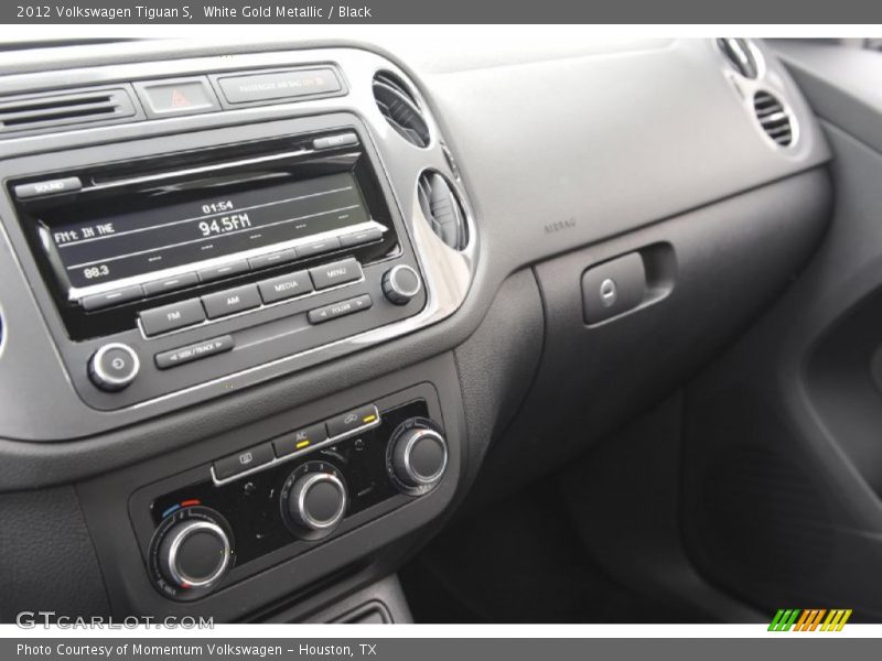 White Gold Metallic / Black 2012 Volkswagen Tiguan S