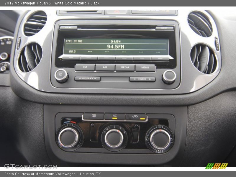White Gold Metallic / Black 2012 Volkswagen Tiguan S