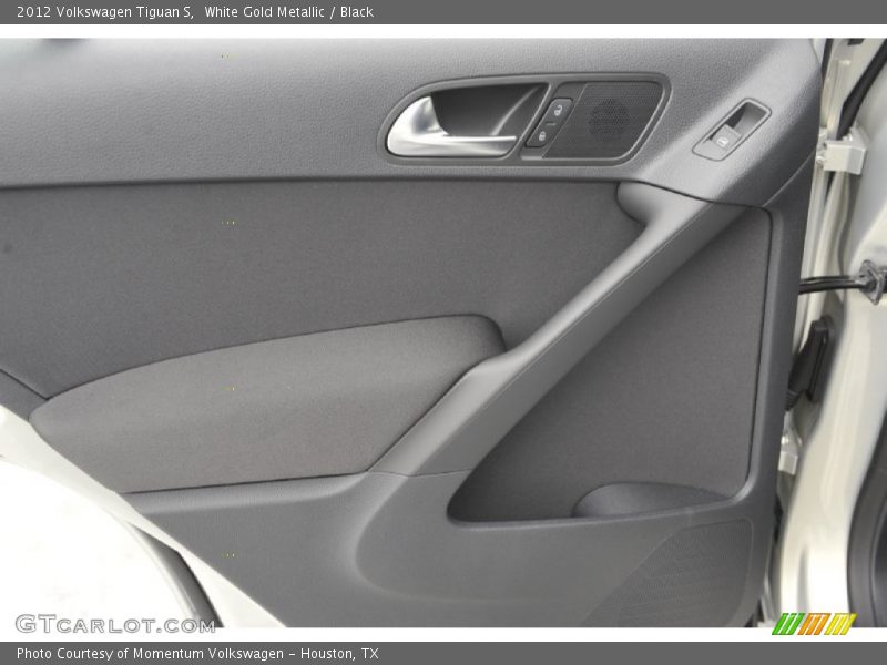 White Gold Metallic / Black 2012 Volkswagen Tiguan S