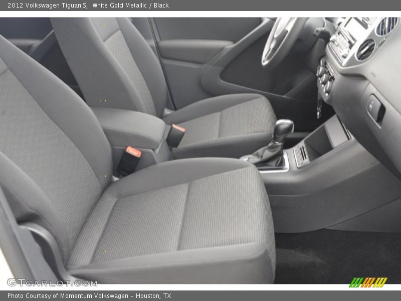White Gold Metallic / Black 2012 Volkswagen Tiguan S