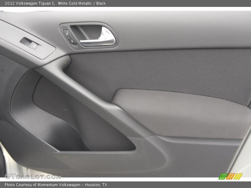 White Gold Metallic / Black 2012 Volkswagen Tiguan S