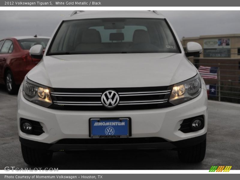 White Gold Metallic / Black 2012 Volkswagen Tiguan S
