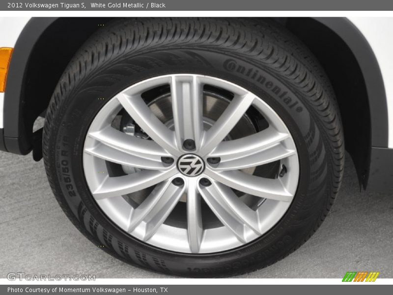 White Gold Metallic / Black 2012 Volkswagen Tiguan S