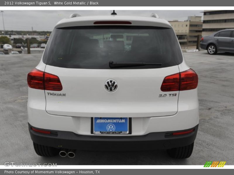 White Gold Metallic / Black 2012 Volkswagen Tiguan S